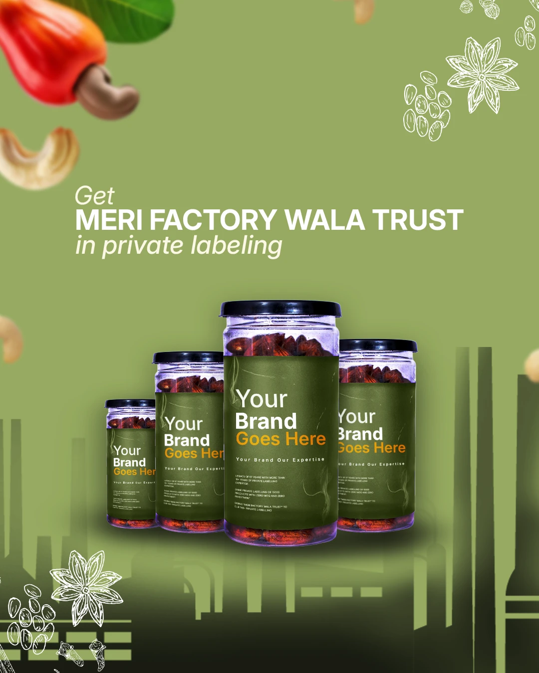 Fueling Your Brand with Ready-to-Launch Snacks. | Private Labeling Makhan