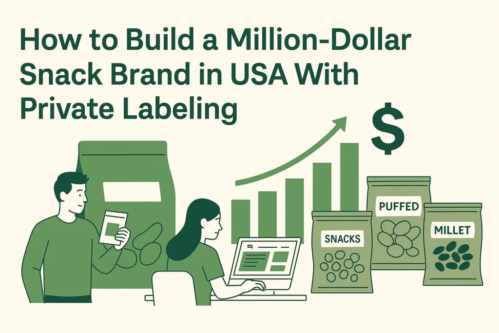 how to build a million-dollar snack brand in USA