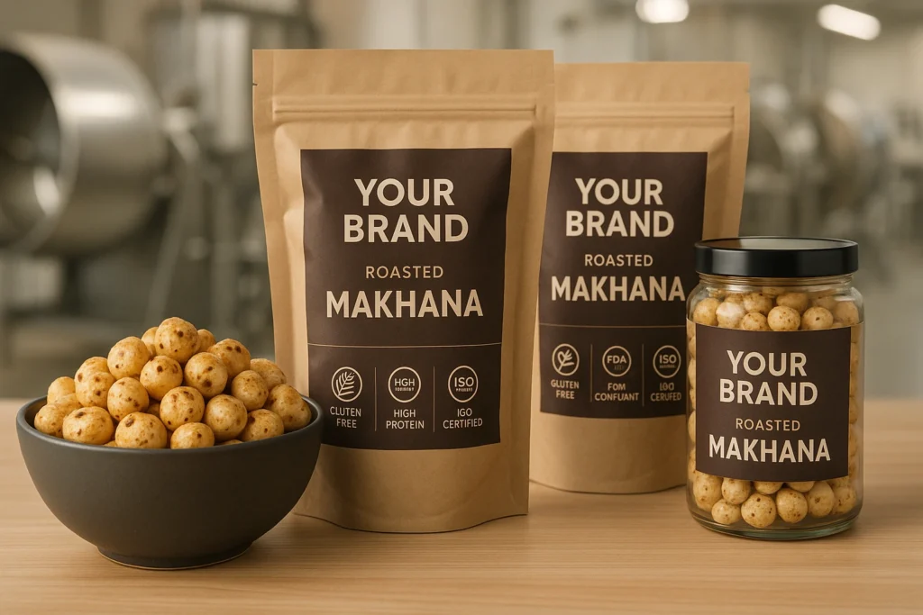 Makhana private labeling
