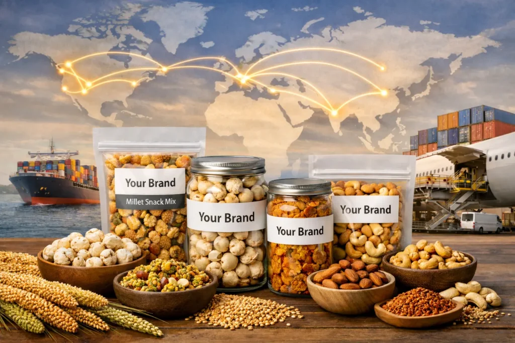 private label snacks USA